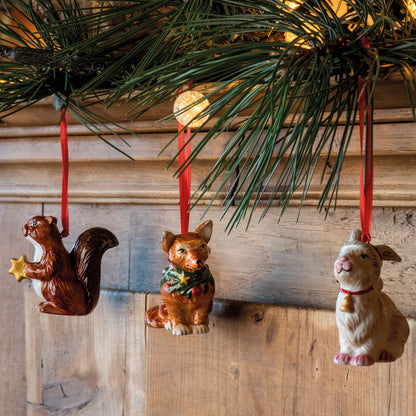 Villeroy & Boch Nostalgic Ornaments Forest Animals 3 Piece Set