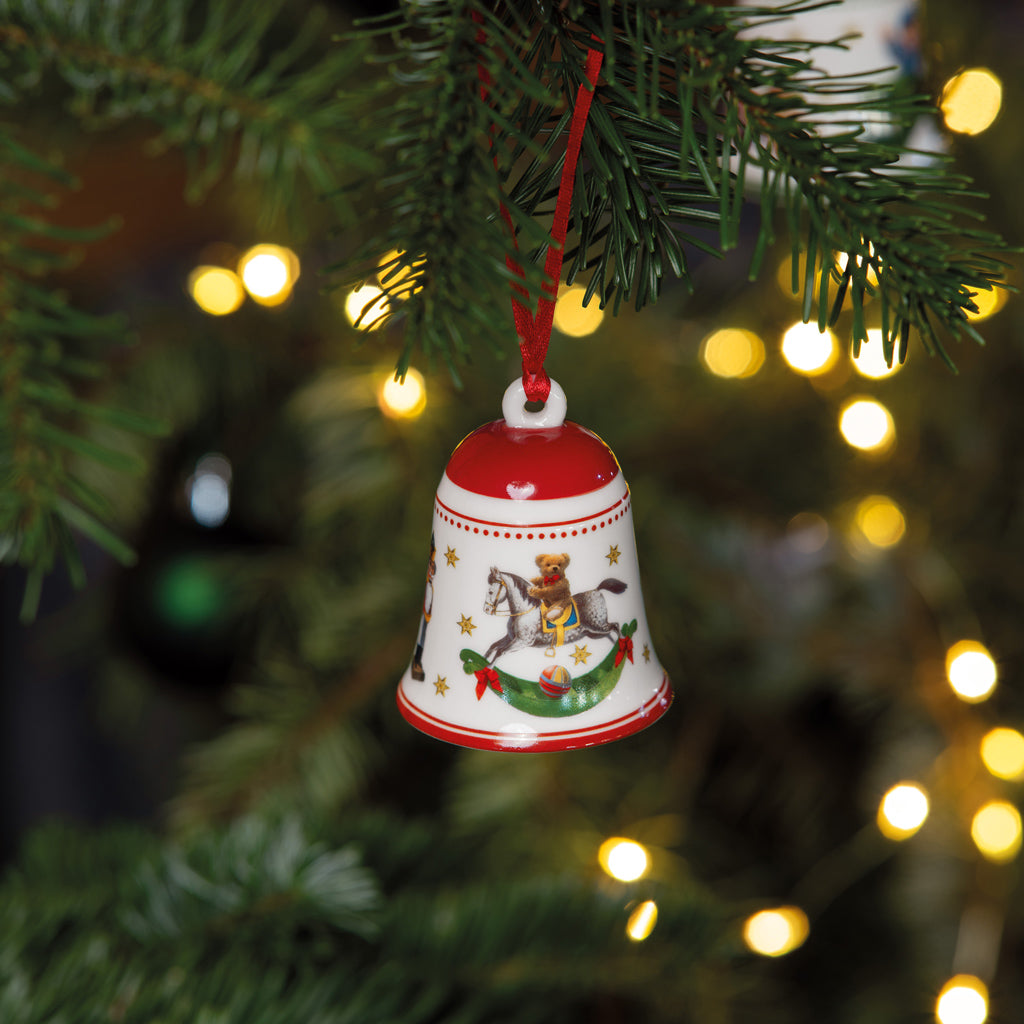 Villeroy & Boch My Christmas Tree Bell Toys, Red