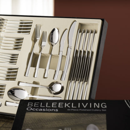Belleek Living Occasions 44 Piece Cutlery Set