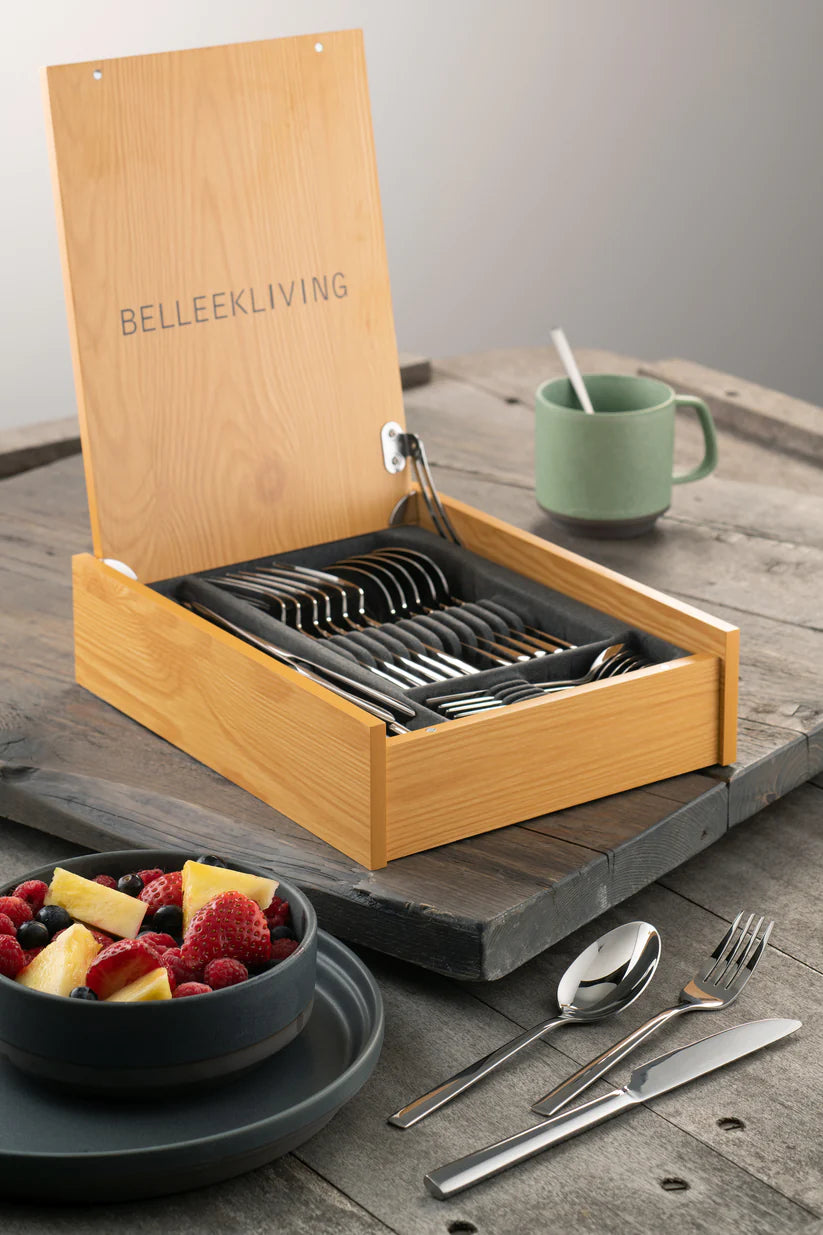 Belleek Living Reflection 24 Piece Cutlery Set for sale