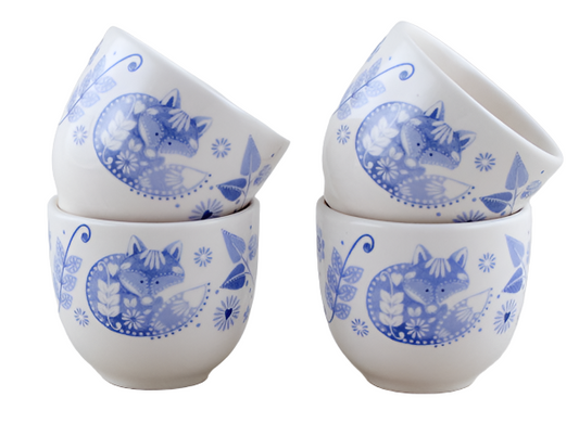 Queens Penzance Set of 4 Egg Cups by Churchill