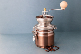 La Cafetière Copper-Effect Traditional Coffee Grinder