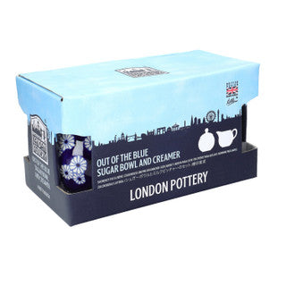 London Pottery Sugar and Creamer Set Small Daisies