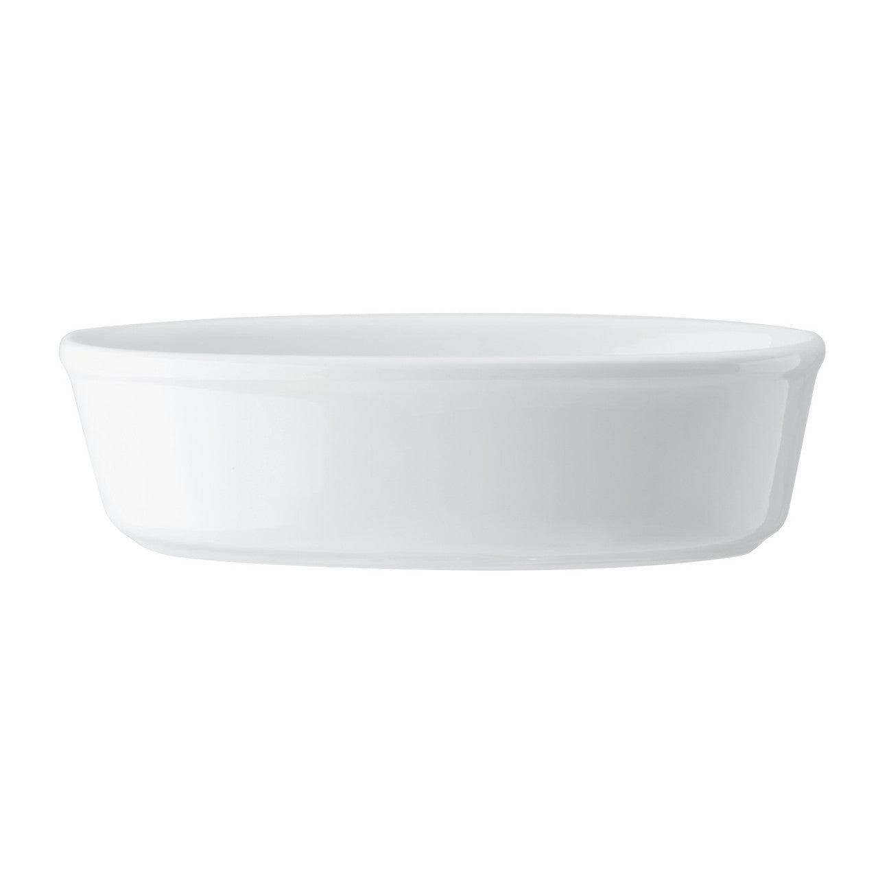 Mikasa Chalk Porcelain Oval Pie Dish 18cm White