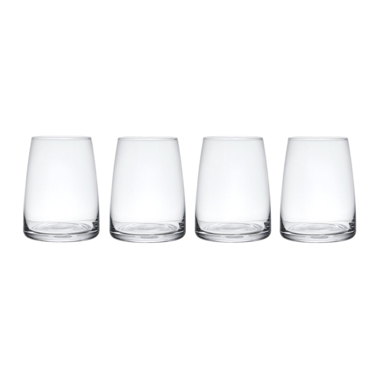 Mikasa Palermo 4 Piece Stemless Wine Glass Set 350ml