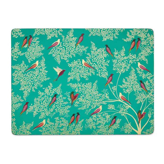 Placemats and Coasters with bird design