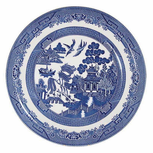 Queen's by Churchill Blue Willow Dinner Plate