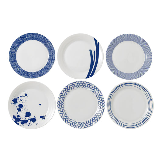Royal Doulton Pacific Blue Dinner Plates (Set of 6)