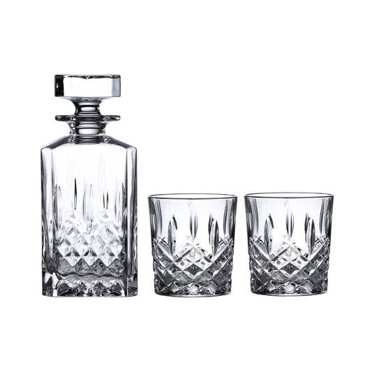 Waterford Marquis Markham 11oz Whiskey Glass, Pair & Square Decanter