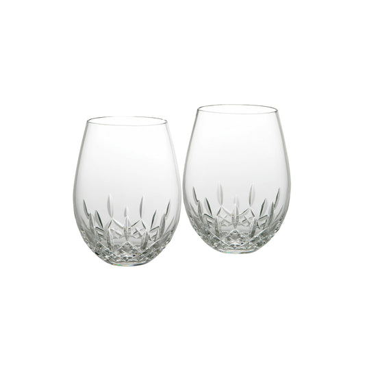 Waterford Lismore Essence Red Wine Stemless 610ml, Set of 2