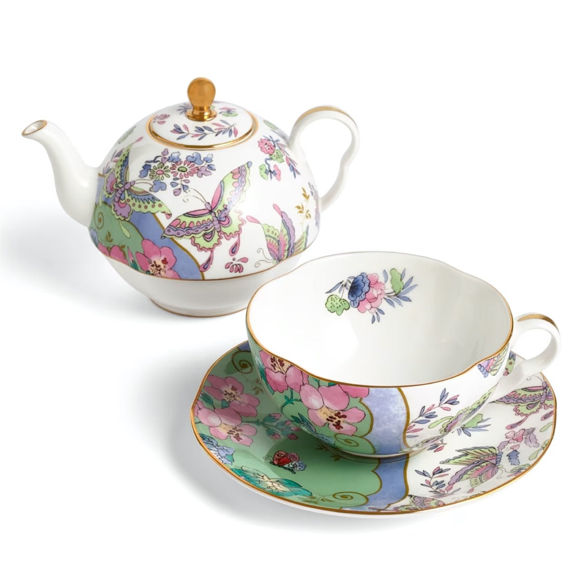 Wedgwood Butterfly Bloom tea set
