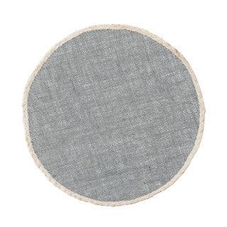 Creative Tops Round Jute Placemats Set of 4 Grey