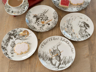 Victoria And Albert Alice In Wonderland Set of 4 Side Plates