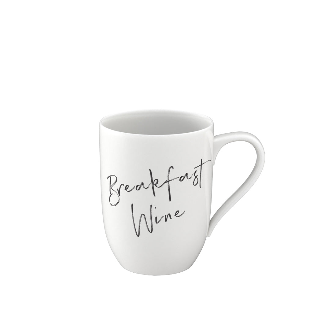 Villeroy & Boch Statement Mug - "Breakfast Wine" 