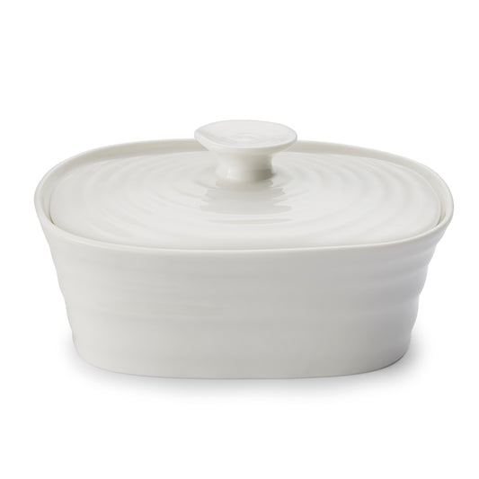 Sophie Conran for Portmeirion White Covered Butter Dish