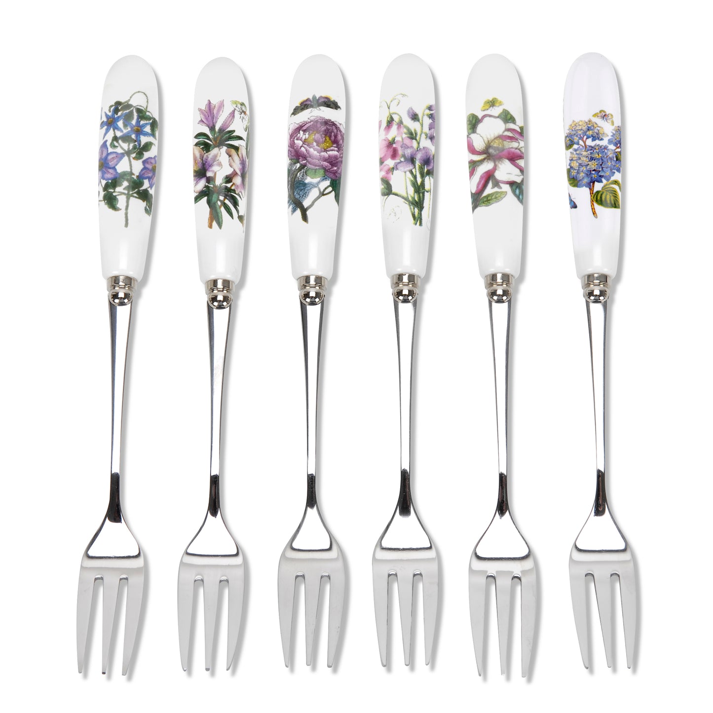 Portmeirion Botanic Garden Pastry Forks set of 6