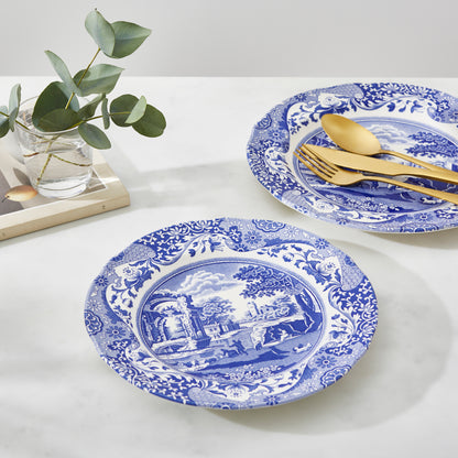Spode Blue Italian 9 inch Dinner Plates Set of 4