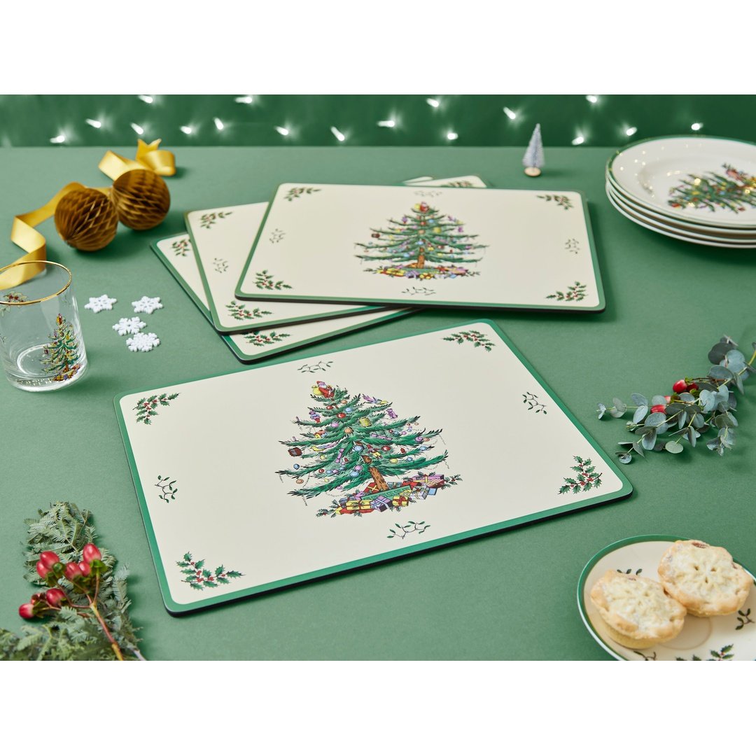 Pimpernel Christmas Tree Placemats Set of 4