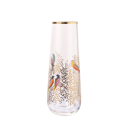 Sara Miller London Portmeirion Chelsea Single Stem Glass Vase