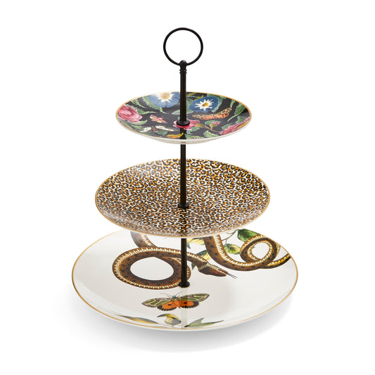 Creatures of Curiosity 3-Tier Cake Stand by Spode