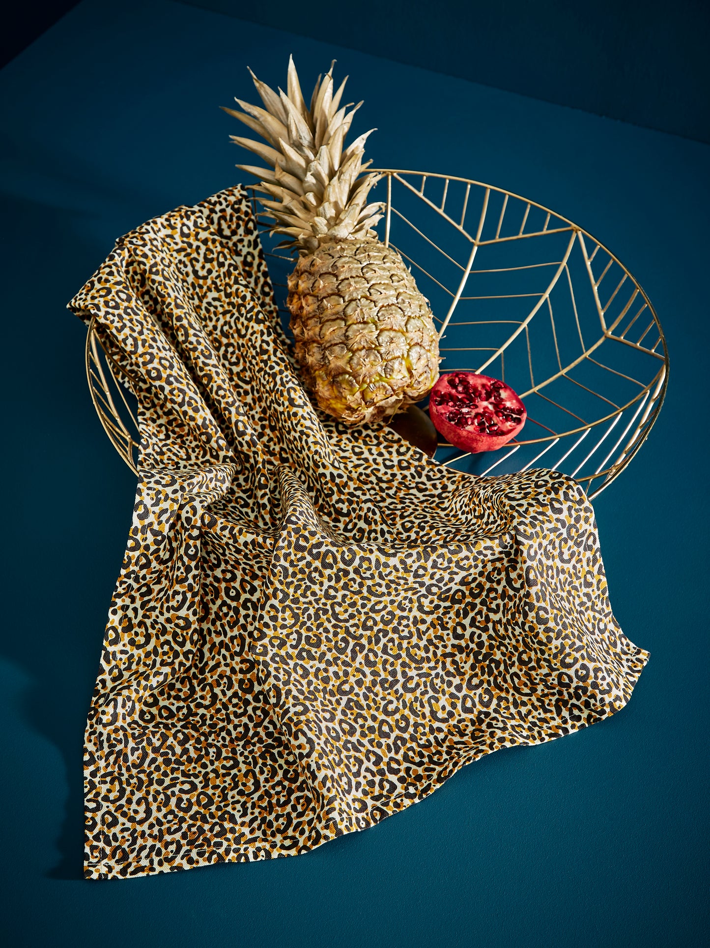 Creatures of Curiosity Leopard Print Tea Towel by Spode