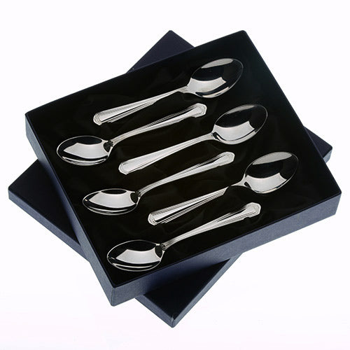 Arthur Price Chester Cutlery Set - Silver Plate Box of 6 Teaspoon