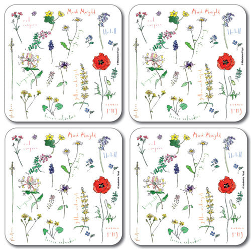 Madeleine Floyd Coasters Set of 4 Floral