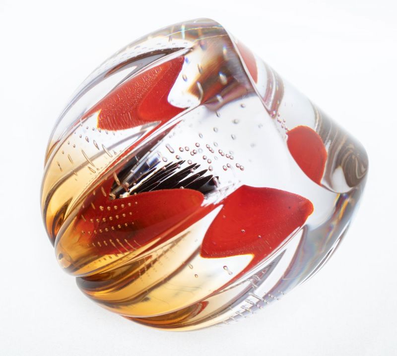 Caithness Glass Natures Seeds - Red - Limited Edition of 150