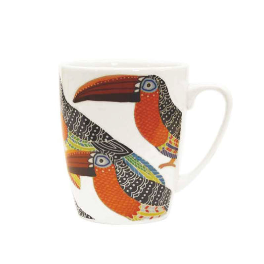 Paradise Birds Toucans Oak Mug by Churchill