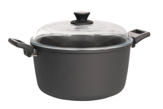 Series 9 - Titanium 2000 Plus Non Stick Cast Cooking Pot with Lid 28cm Deep