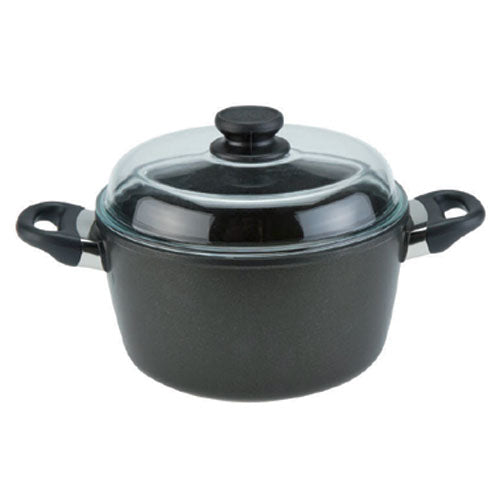 Series 3 - Titanium 2000 Plus Non Stick LIGHT- INDUCTION Cooking Pot with Lid 28cm - Fixed Handle