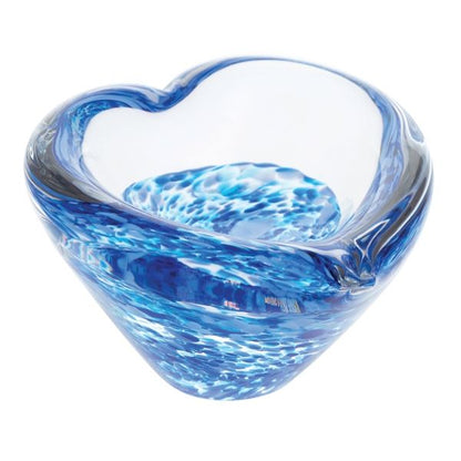 Caithness Glass Sapphire Mini Heart Bowl