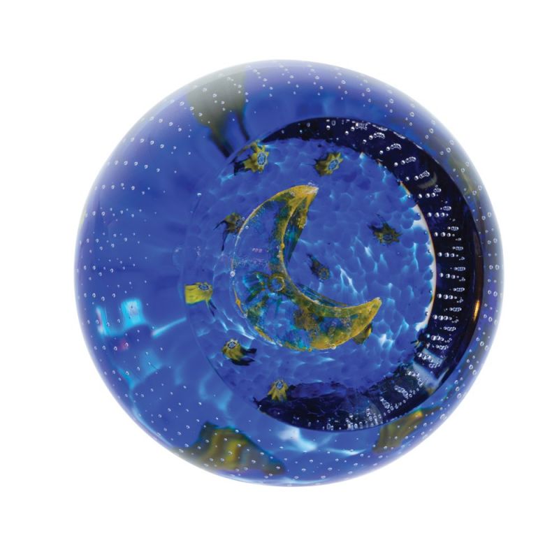 Caithness Glass Sentiments - To the Moon and Back Paperweight