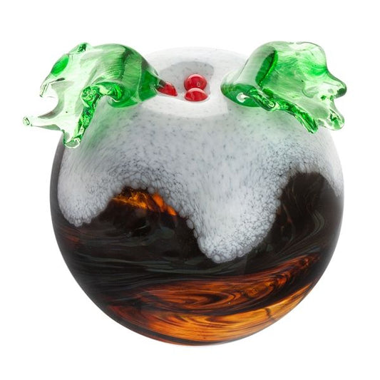 Caithness Glass Christmas - Christmas Pud