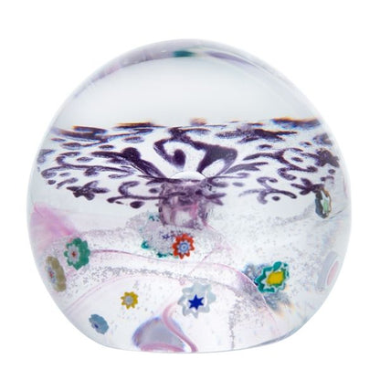 Caithness Glass Lace - Heather Paperweight