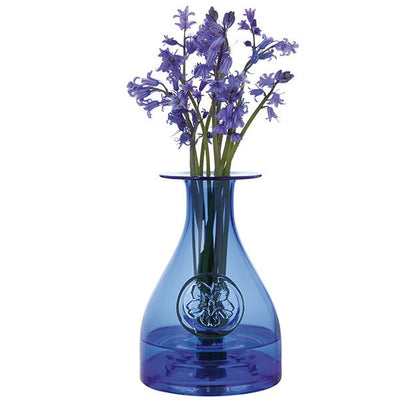 Dartington Flower Bottle - Primrose/Cobalt