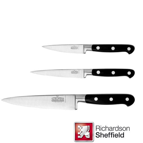 V Sabatier 3 piece Knife Starter Set by Richardson Sheffield