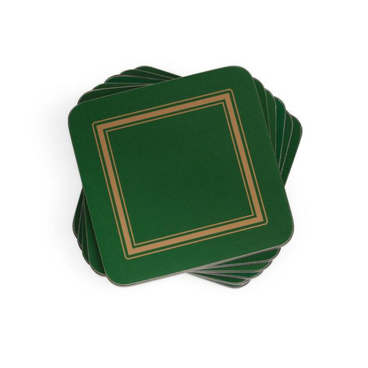Pimpernel Classic Emerald Set of 6 Coasters