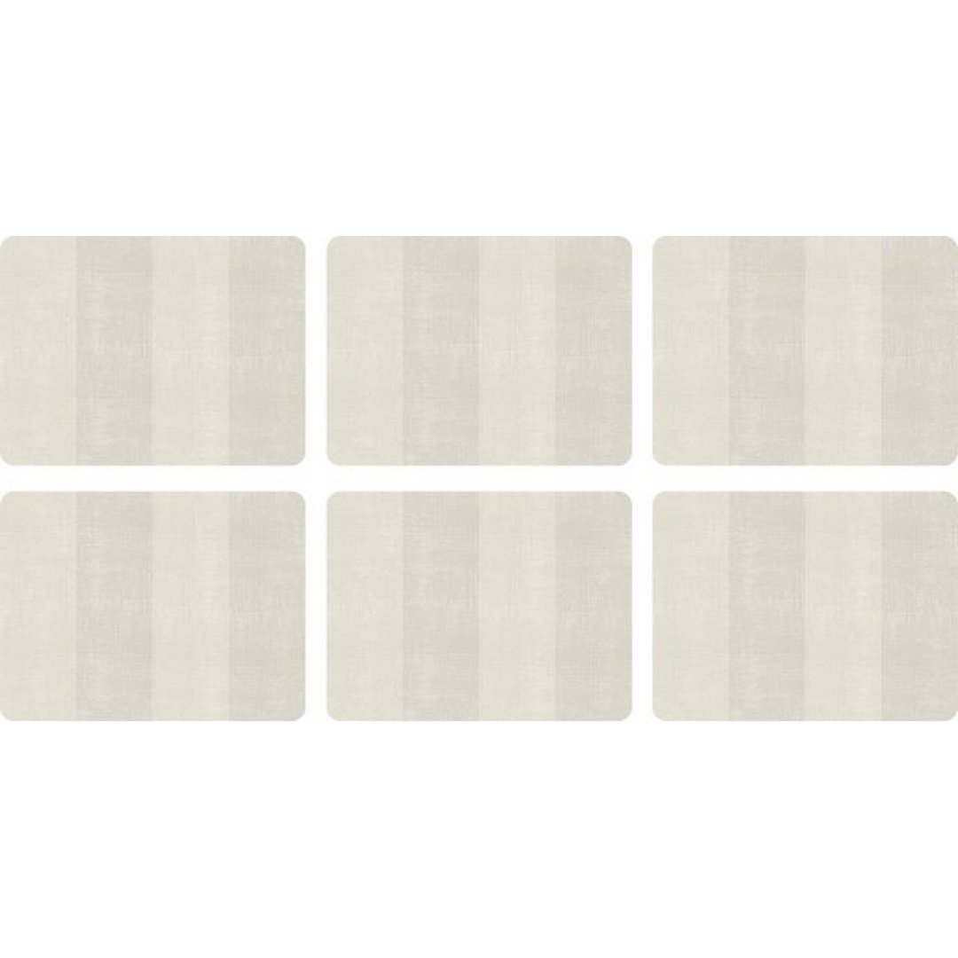 Go Neutral Set of 6 Placemats by Pimpernel