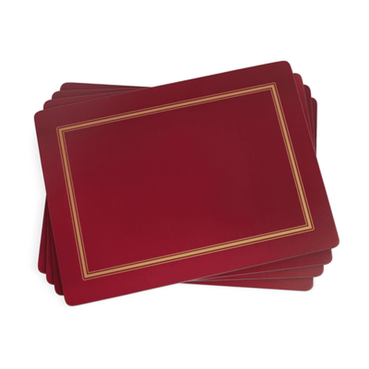 Pimpernel Classic Burgundy Set of 4 Placemats