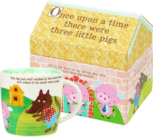 Queens by Churchill Little Rhymes Three Little Pigs Mug in Hat Box