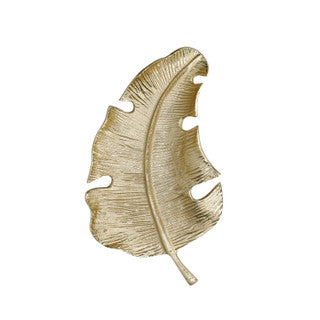 Artesà Cast Aluminium Gold Leaf Plate