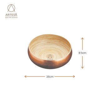 Artesà Large 26cm Bamboo Serving Bowl