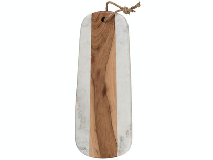 Artesà Marble and Acacia Wood Serving Board