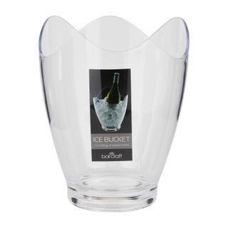 BarCraft Clear Acrylic Drinks Pail / Wine Bucket