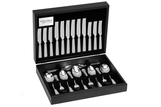 Arthur Price Classic Grecian Cutlery Set - Solid 58 Piece With Canteen