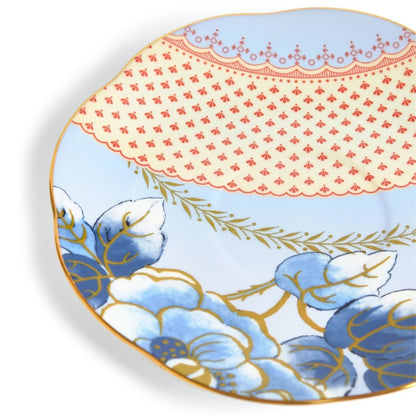Designer Wedgwood Butterfly Bloom Blue Teacup and Saucer