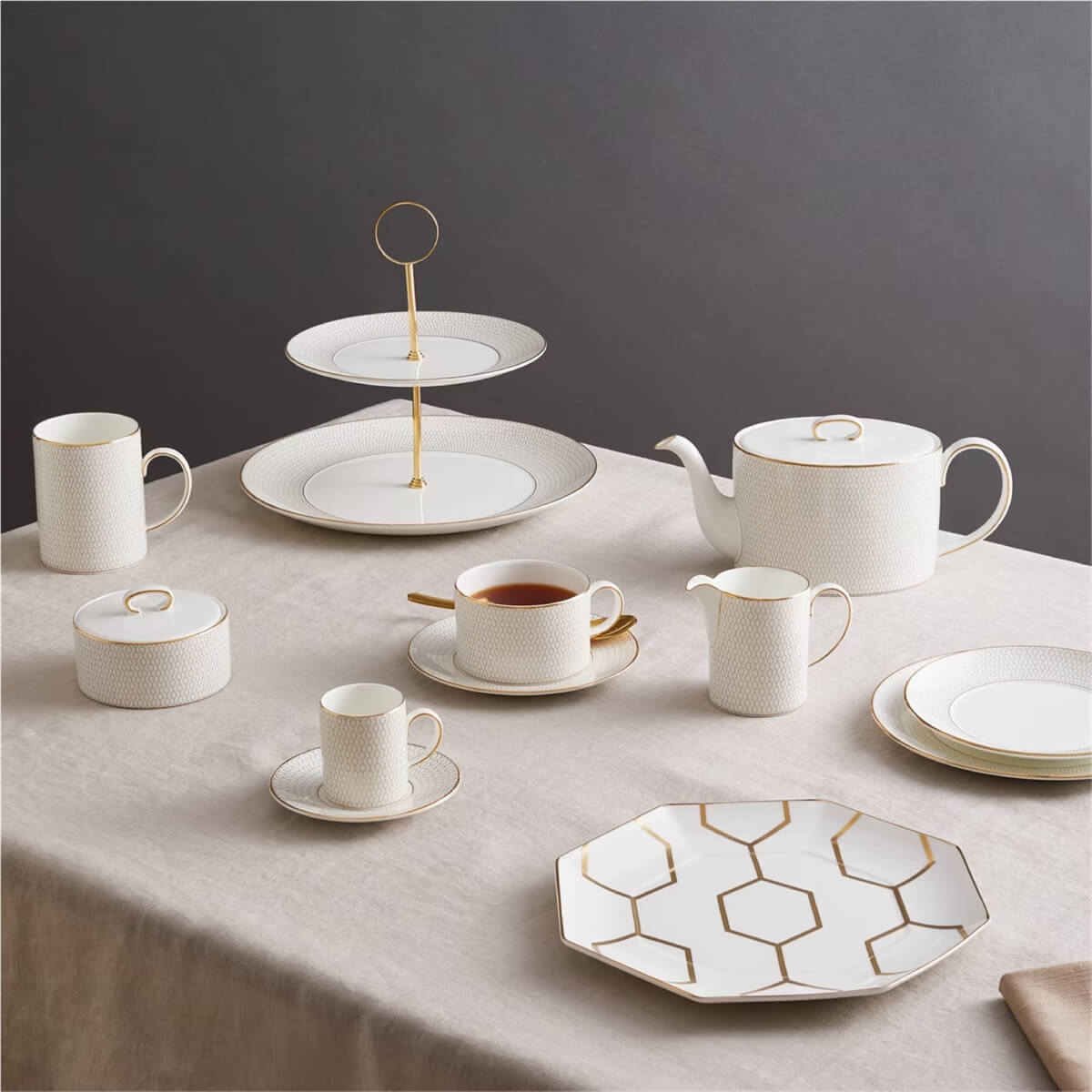 Luxury designer coffee mugs set