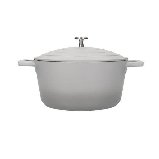 MasterClass Lightweight 4 Litre Casserole Dish with Lid - Ombre Grey