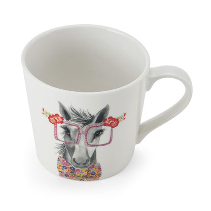 Mikasa Tipperleyhill Horse Print Porcelain Mug 380ml